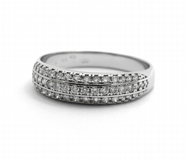 Luxusní zásnubní diamantový zlatý mohutný prsten 585/1,96 gr J-21522-12 POŠTOVNÉ ZDARMA!