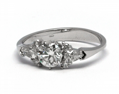 Luxusní diamantový prsten s přírodními diamanty 585/2,07 gr J-20865-12 POŠTOVNÉ ZDARMA!