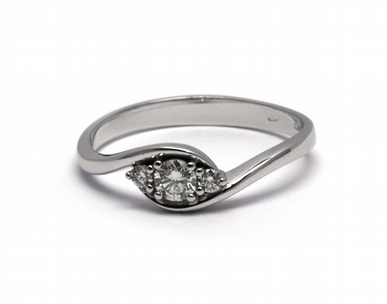 Luxusní zásnubní diamantový prsten 585/1,97 gr J-20777-12 POŠTOVNÉ ZDARMA!