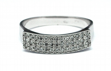 Luxusní diamantový prsten s přírodními diamanty 585/2,59 gr J-19671-11 POŠTOVNÉ ZDARMA!