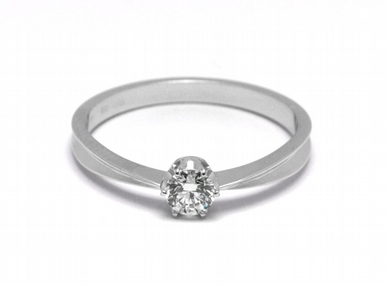 Zásnubní diamantový prsten s přírodním diamantem 585/1,69 gr J-21620-12 POŠTOVNÉ ZDARMA!