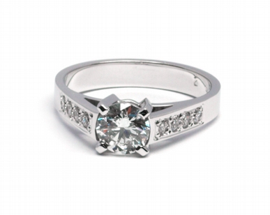 Mohutný zásnubní prsten s přírodním diamantem 585/3,72 gr J-20889-12 POŠTOVNÉ ZDARMA!