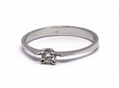 Krásný zásnubní prsten s přírodním diamantem 585/1,20 gr J-20770-12 POŠTOVNÉ ZDARMA!