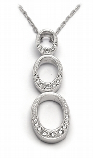 Zlatý diamantový náhrdelník s přírodními diamanty 585/4,03 gr J-20901-12 POŠTOVNÉ ZDARMA!