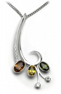 Zlatý diamantový náhrdelník s přírodními diamanty 585/5,51 gr J-20732-11 POŠTOVNÉ ZDARMA!