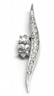 Diamantový zlatý přívěsek s pravými diamanty 585/1,64 gr J-20720-12 POŠTOVNÉ ZDARMA!