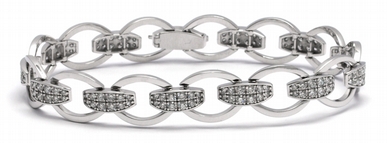 Luxusní diamantový zlatý náramek s broušenými pravými diamanty 585/16,48gr  J-20 POŠTOVNÉ ZDARMA!