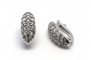 Diamantové náušnice s přírodními pravými diamanty 585/1,80 gr J-17950-12 POŠTOVNÉ ZDARMA!