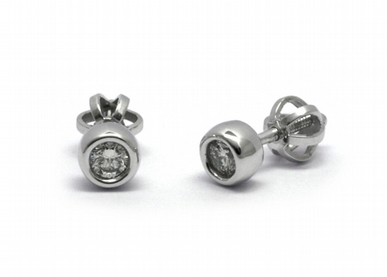 Diamantové náušnice s přírodními diamanty 585/1,35 gr J-20686-12 POŠTOVNÉ ZDARMA!