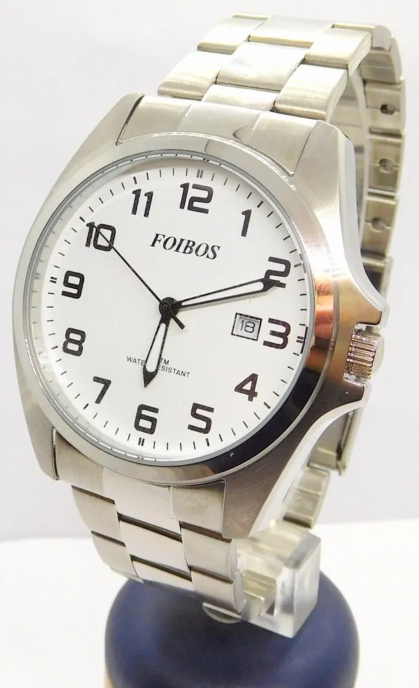 FOIBOS Pánské ocelové čitelné hodinky 5ATM FOIBOS CK1571.1