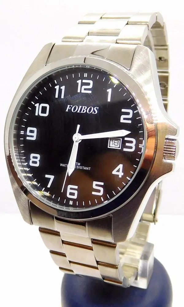 FOIBOS Pánské ocelové čitelné hodinky 5ATM FOIBOS CK1571.2