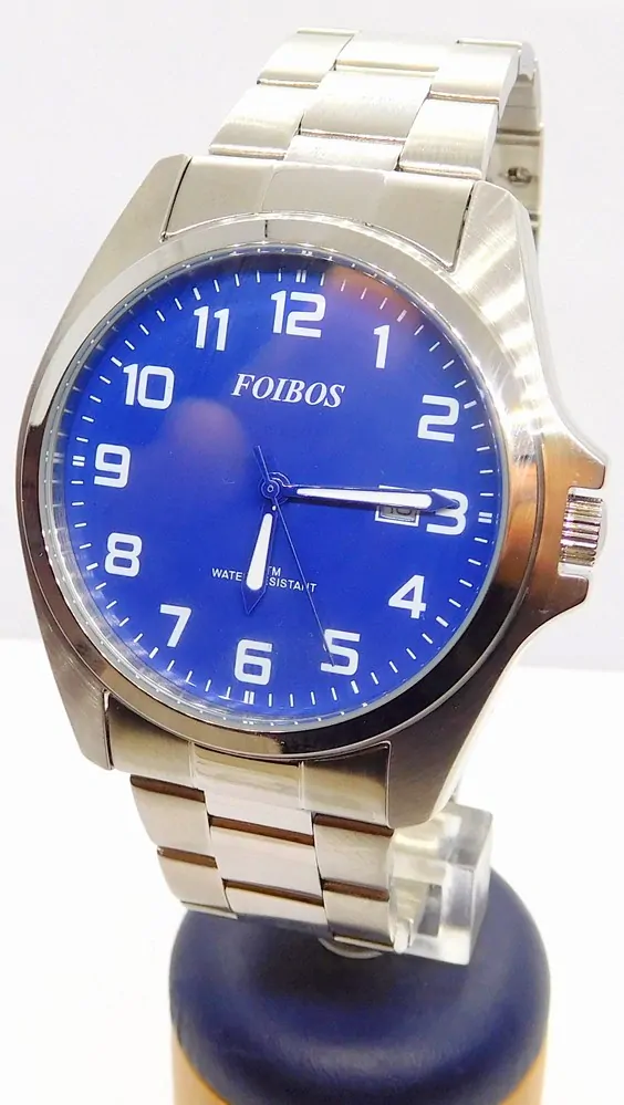 FOIBOS Pánské ocelové čitelné hodinky 5ATM FOIBOS CK1571.3