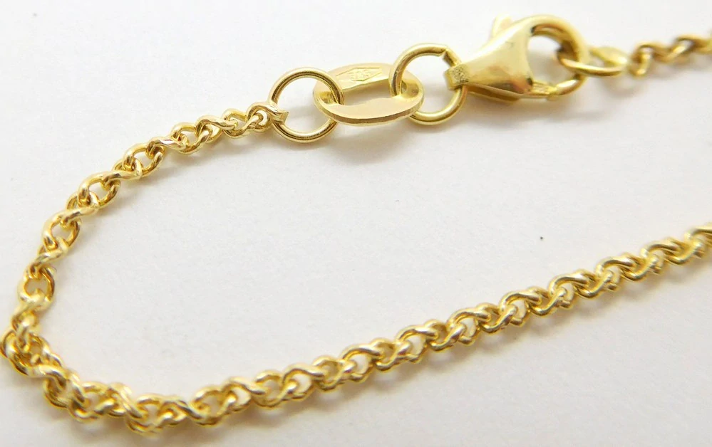 Klenoty Budín Dámský pevný zlatý náramek ze žlutého zlata 585/1,41gr 18cm HK7103