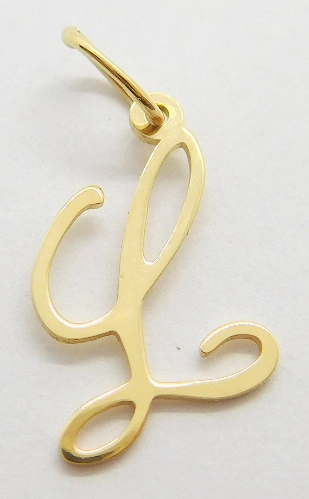 Klenoty Budín Dámský zlatý přívěsek písmenko "L" 585/0,27gr 42691