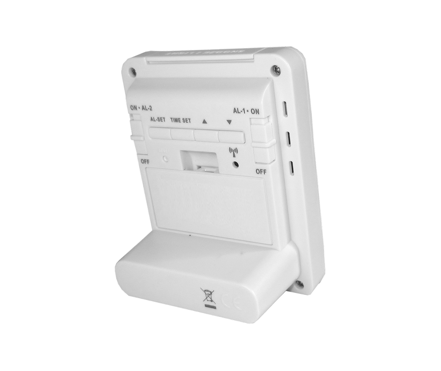 Digitální budík řízený rádiovým signálem LAVVU Duo White LAR0020