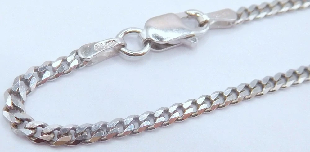 Klenoty Budín Unisex stříbrný rhodiovaný řetízek PANCER s karabinou 55cm ryz. 925/1000 030643800090