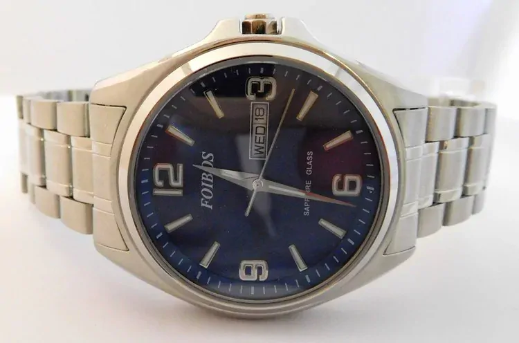 Foibos Pánské vodotěsné ocelové kovové hodinky Foibos CK6276.6 - 10ATM