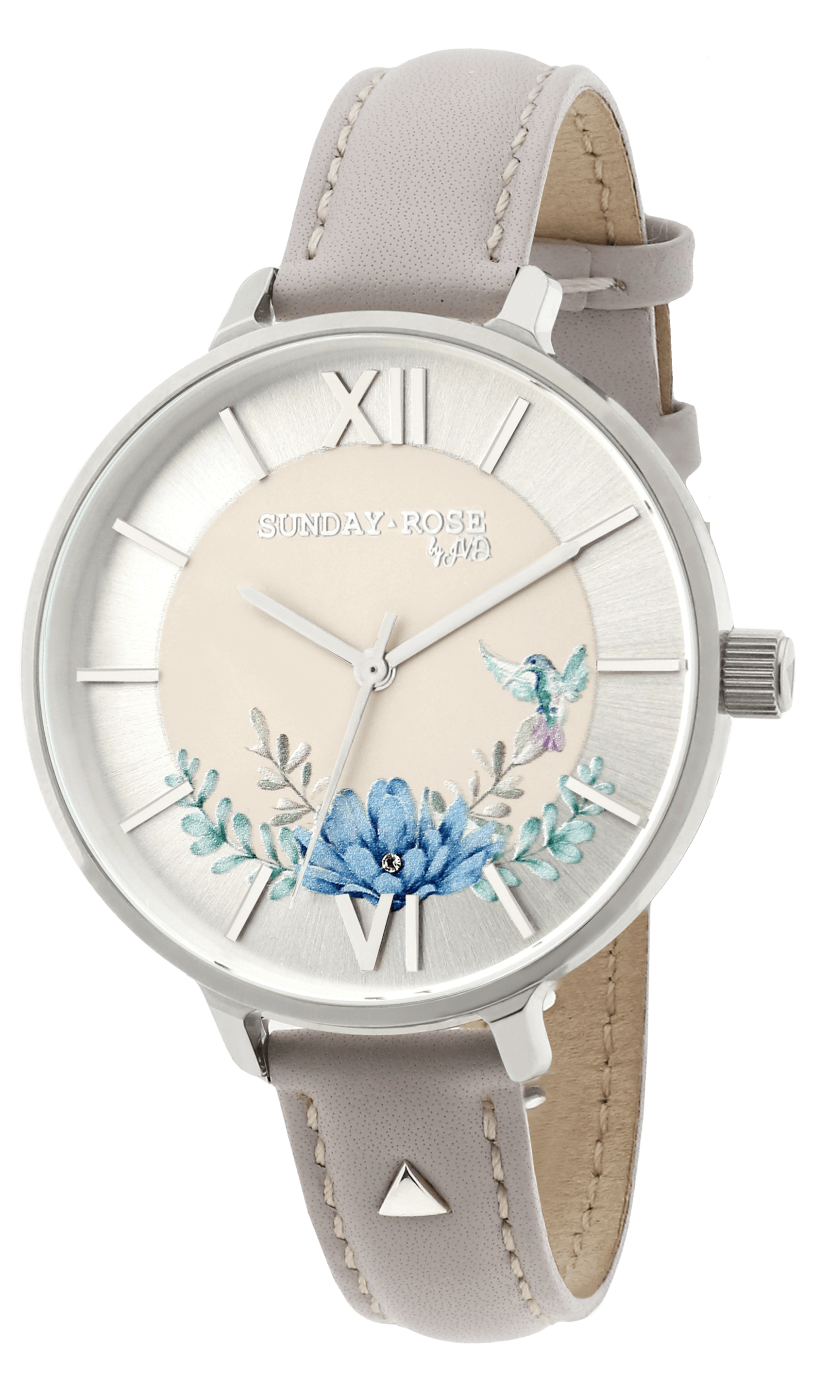Dámské luxusní designové hodinky SUNDAY ROSE Spirit AZURE LEATHER SUN-S17