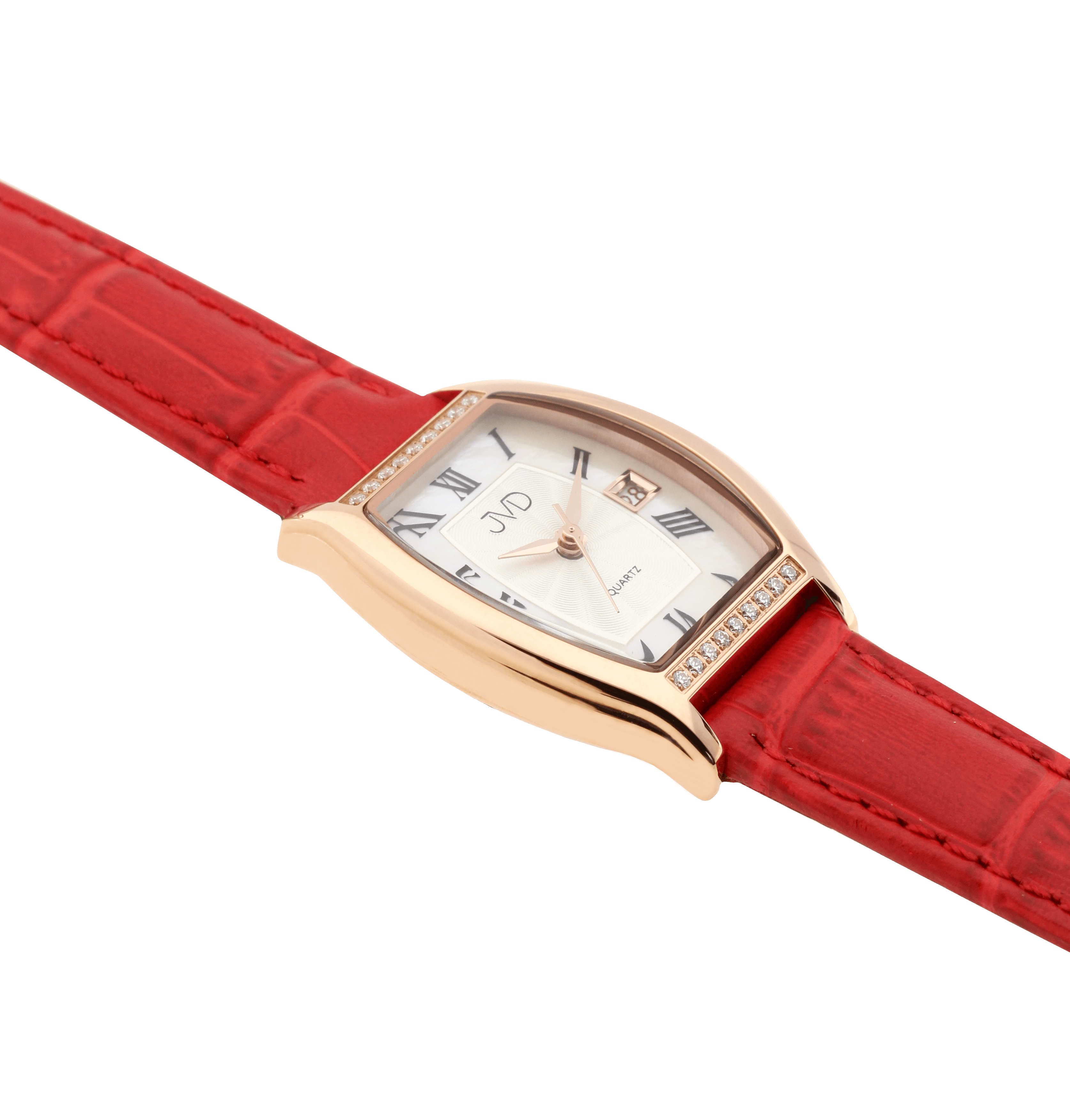 JVD Dámské elegantní hranaté šperkové hodinky JVD JG1027.4