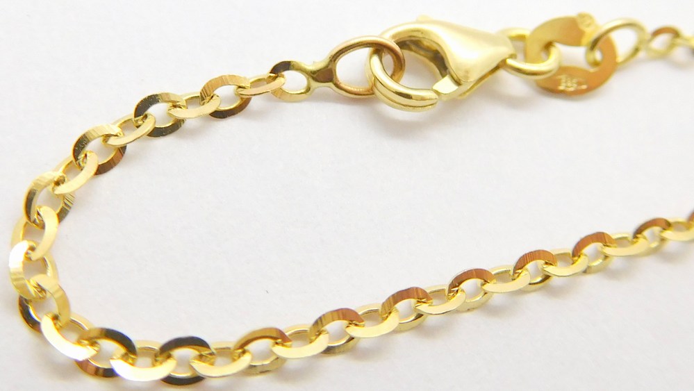 Klenoty Budín Dámský zlatý náramek ze žlutého zlata 585/1,09gr 19cm HK7115