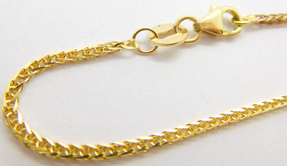 Klenoty Budín Dámský pevný zlatý náramek ze žlutého zlata 585/1,33gr 19cm HK7019
