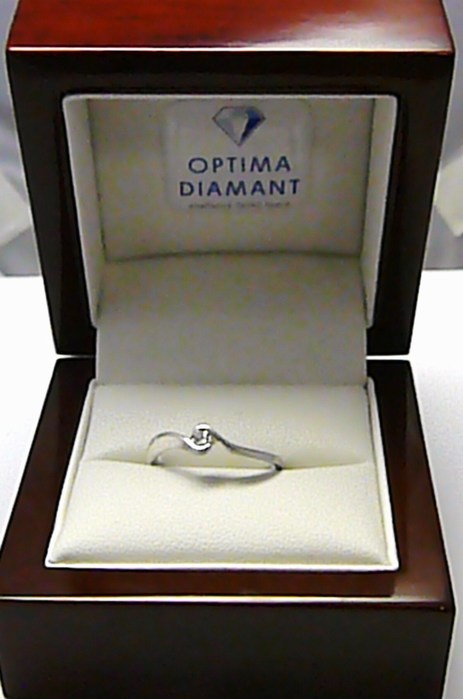 Klenoty Budín Zlatý zásnubní prsten s přírodním diamantem 585/1,72 gr D001