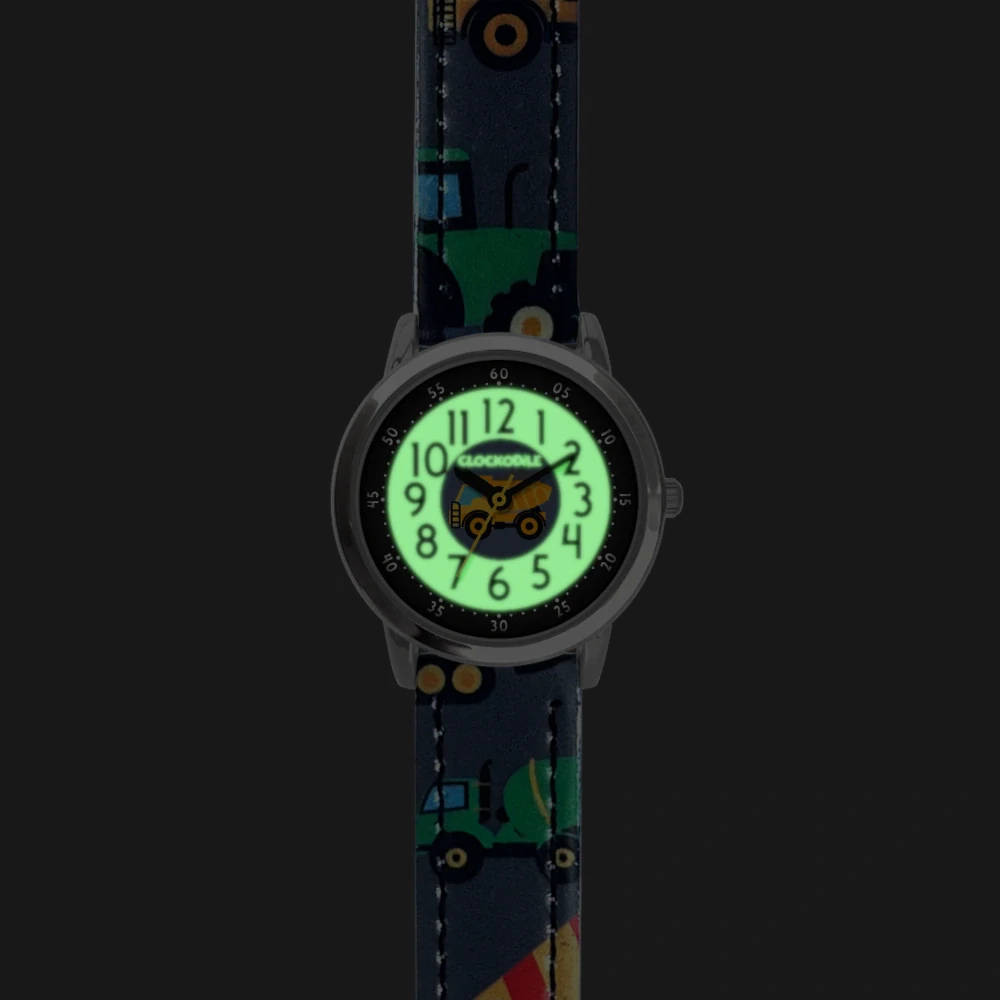 CLOCKODILE Náramkové svítící modré chlapecké dětské hodinky BAGRY CWB0090 