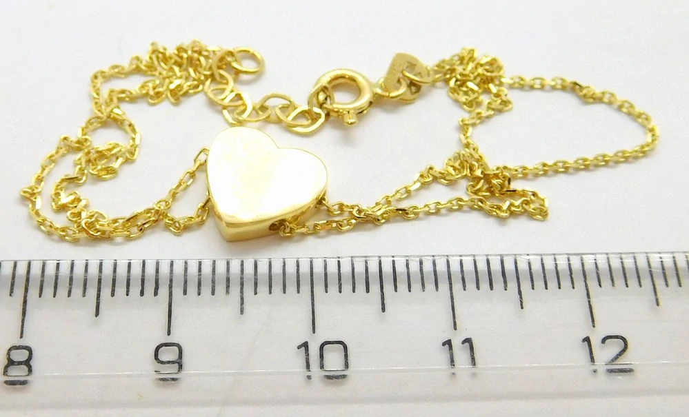 Klenoty Budín Dámský dvojitý zlatý pevný náramek 19cm 585/1,82gr HK4052