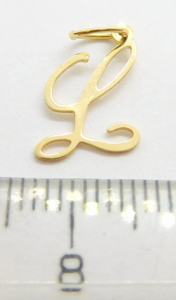 Klenoty Budín Dámský zlatý přívěsek písmenko "L" 585/0,27gr 42691