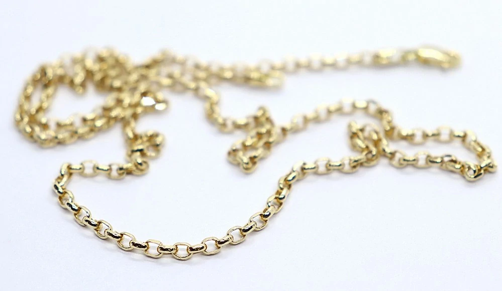 Klenoty Budín Dámský mohutný zlatý řetízek ze žlutého zlata 50cm 585/4,04gr HK6279