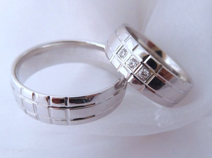 Exkluzivní zlaté snubní prsteny Couple 585/1000 65US1