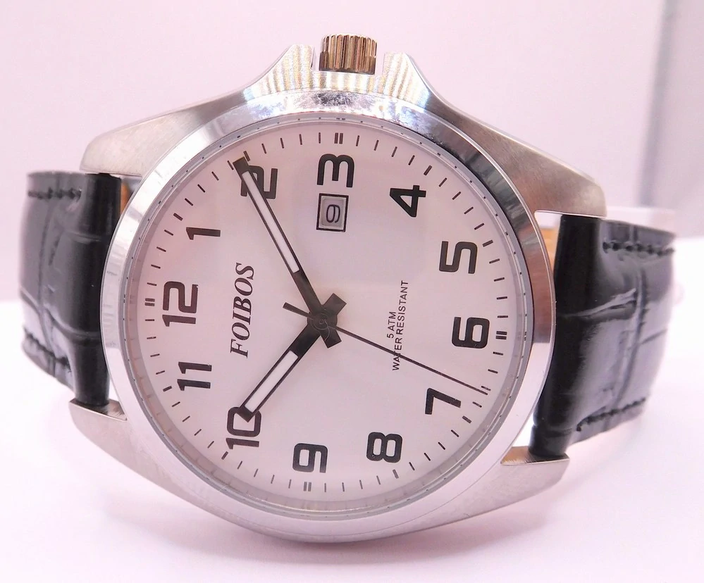 Foibos Pánské voděodolné ocelové hodinky Foibos CK1571.5