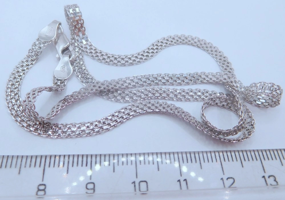 Klenoty Budín Dámský mohutný stříbrný náramek šíře 4mm s karabinou ryz. 925/1000 18cm 030785500023