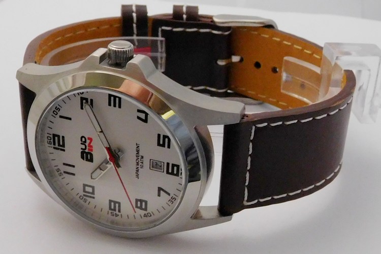 Klenoty Budín Pánské levné ocelové vodotěsné hodinky BUD-IN steel B1701.4  - 10ATM