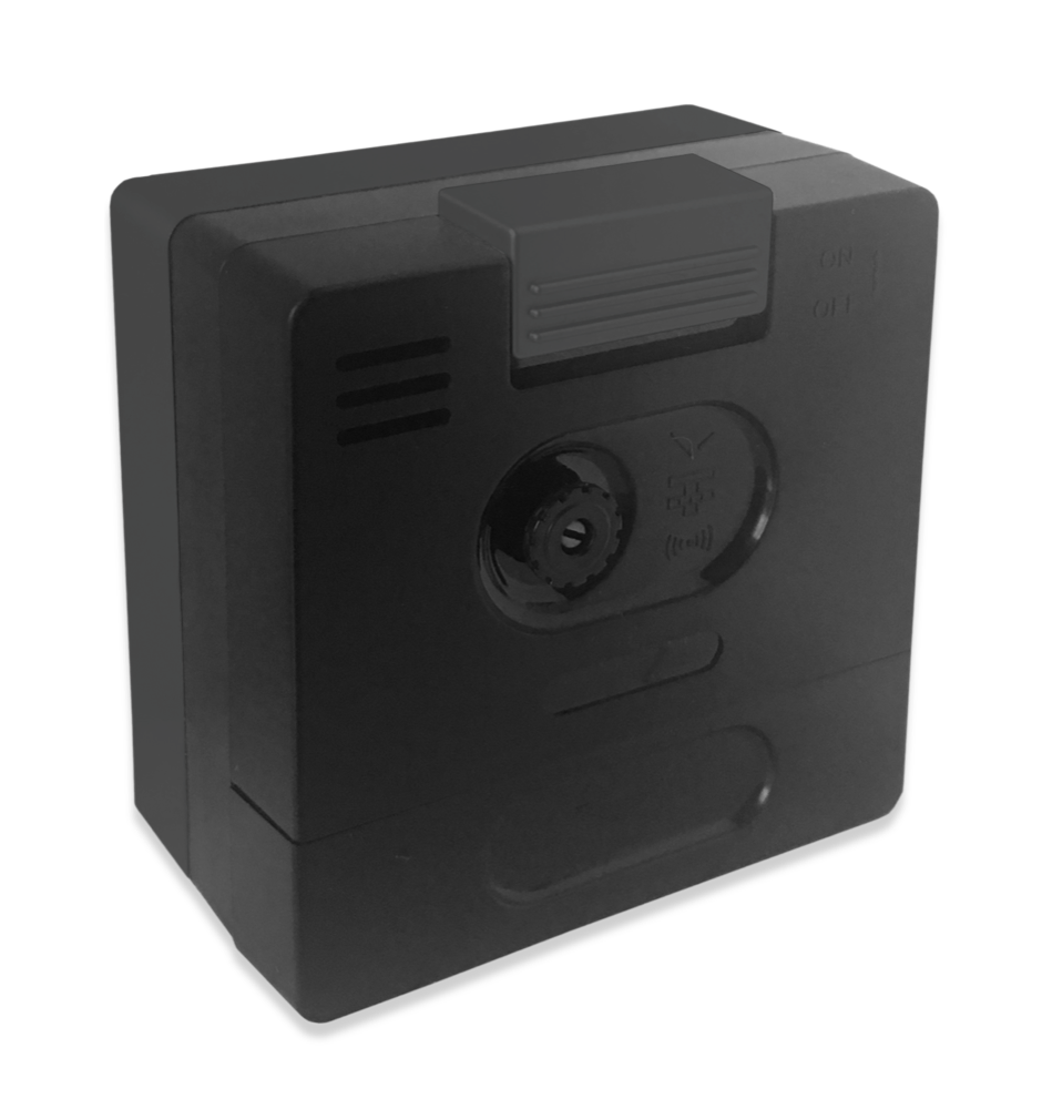 LAVVU Černý budík LAVVU SWEEP s plynulým chodem LAS3010