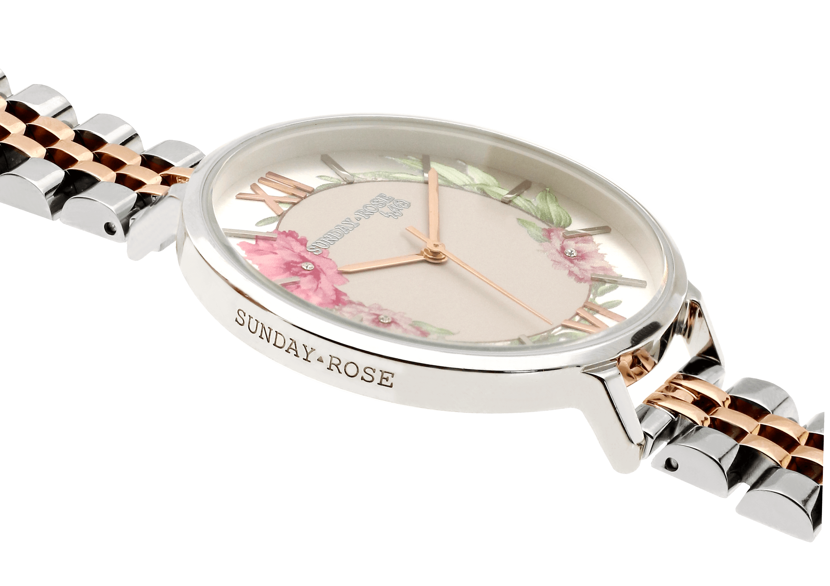 Dámské luxusní designové hodinky SUNDAY ROSE Spirit BLUSH SUN-S18