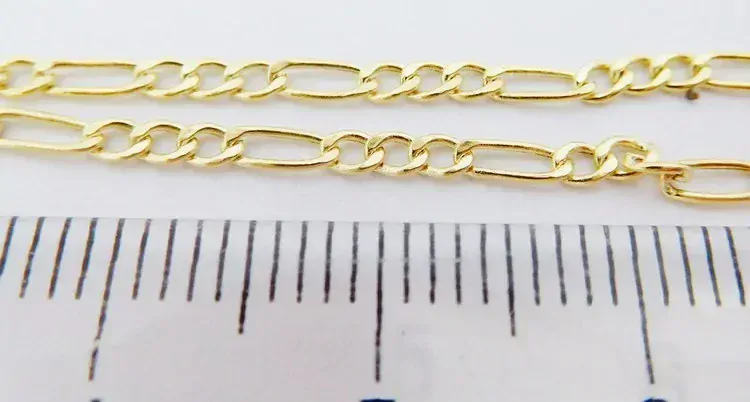 Klenoty Budín Pánský moderní zlatý náramek FIGARO 585/1,79gr 21cm HK7060