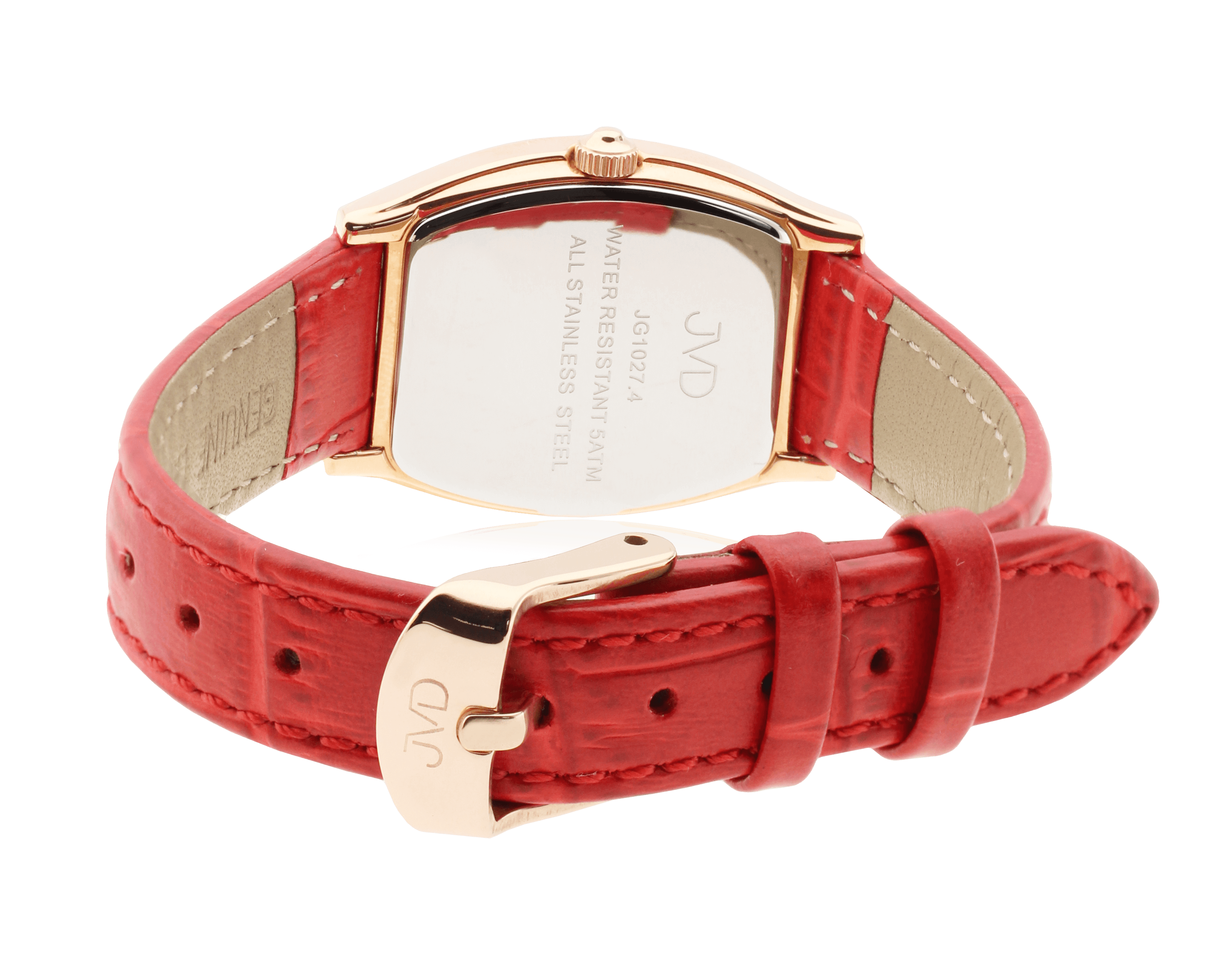 JVD Dámské elegantní hranaté šperkové hodinky JVD JG1027.4