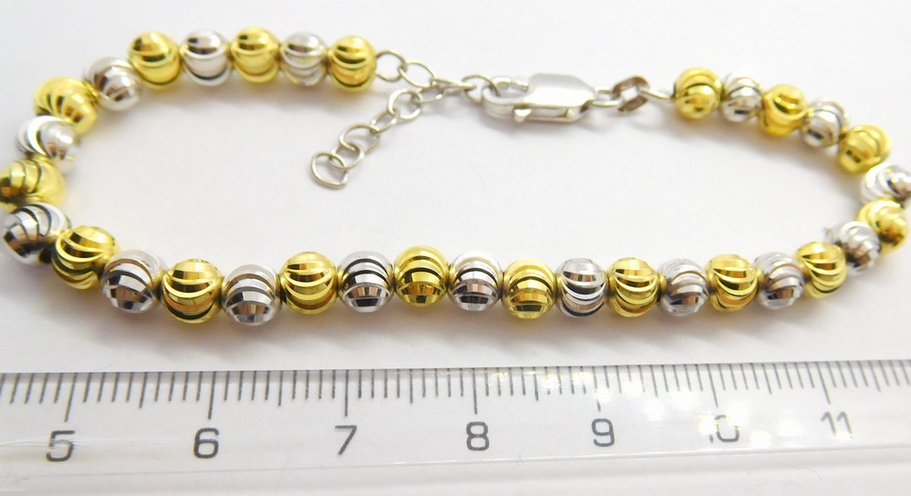 Klenoty Budín Stříbrný mohutný pozlacený náramek gravírováním 17+5cm cm 925/1000 6,53gr M0001