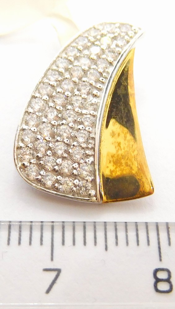 Klenoty Budín Stříbrný pozlacený přívěsek se zirkony SVLAP3497ZRGH8