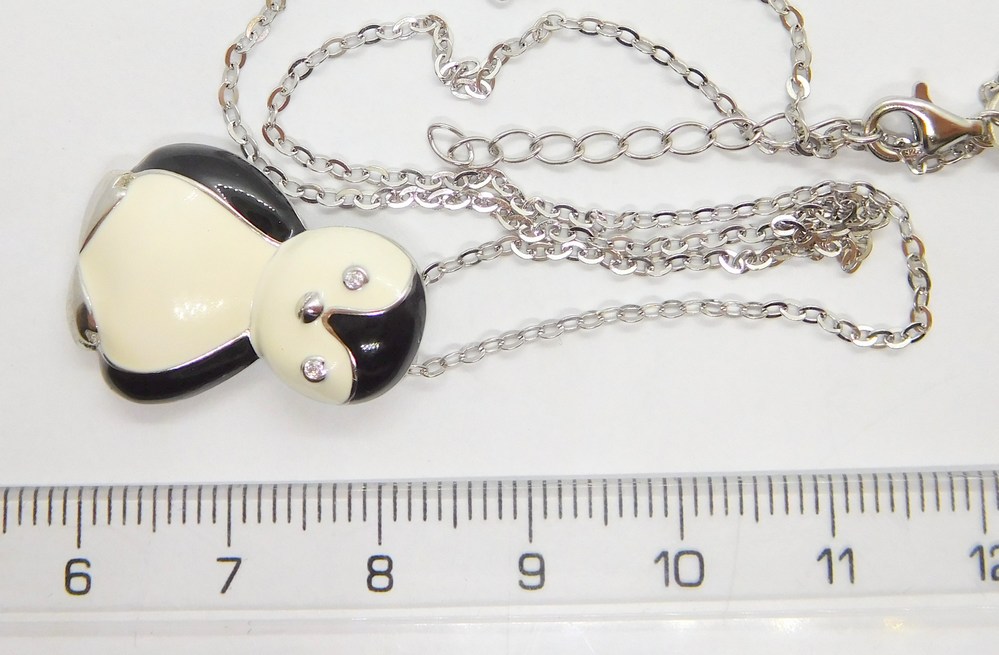 Klenoty Budín Dámský stříbrný náhrdelník TUČŇÁK 925/1000 4,05gr 45cm JMAS8006SN45