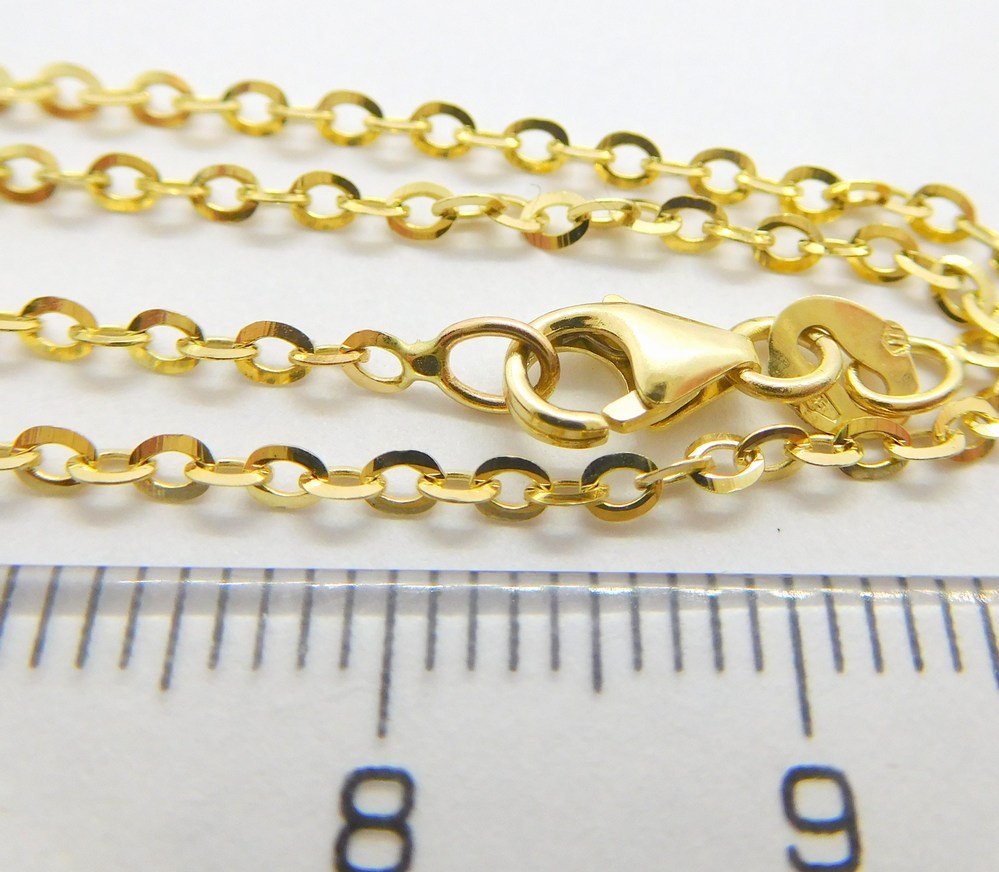 Klenoty Budín Dámský zlatý náramek ze žlutého zlata 585/1,09gr 19cm HK7115