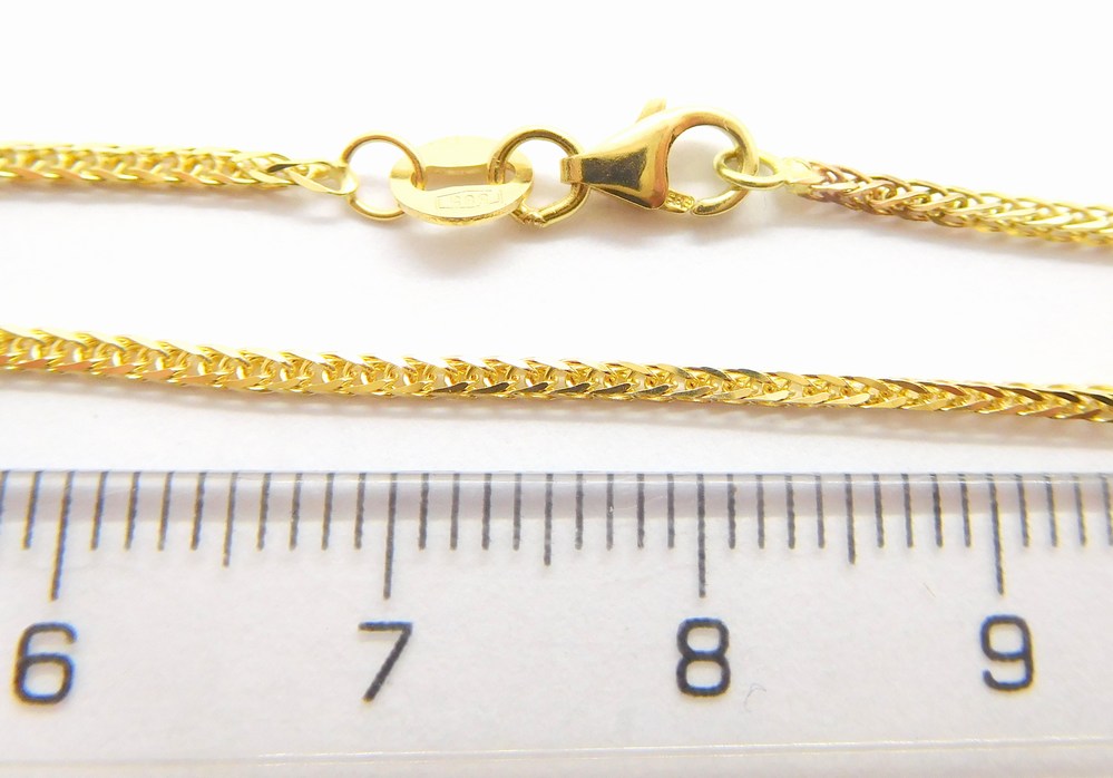 Klenoty Budín Dámský pevný zlatý náramek ze žlutého zlata 585/1,33gr 19cm HK7019