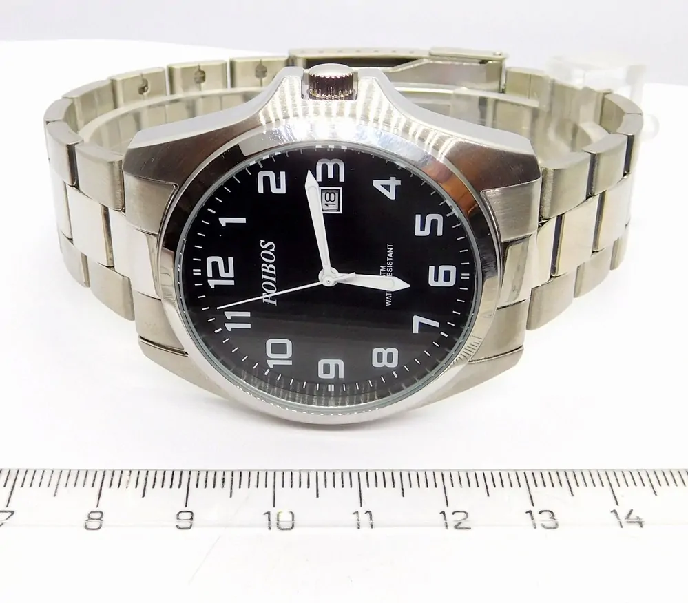 FOIBOS Pánské ocelové čitelné hodinky 5ATM FOIBOS CK1571.2