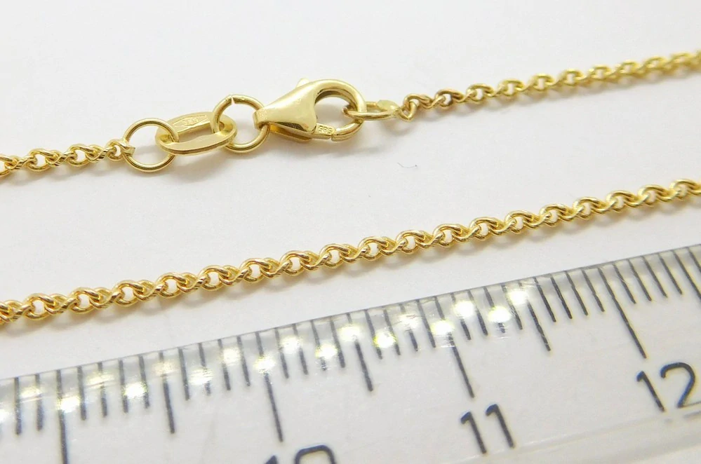 Klenoty Budín Dámský pevný zlatý náramek ze žlutého zlata 585/1,41gr 18cm HK7103