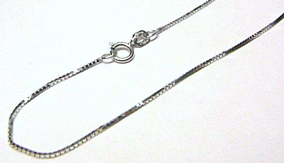 JVD Dámský přívěskový řetízek z bílého zlata 40cm 585/1,07gr 3690137