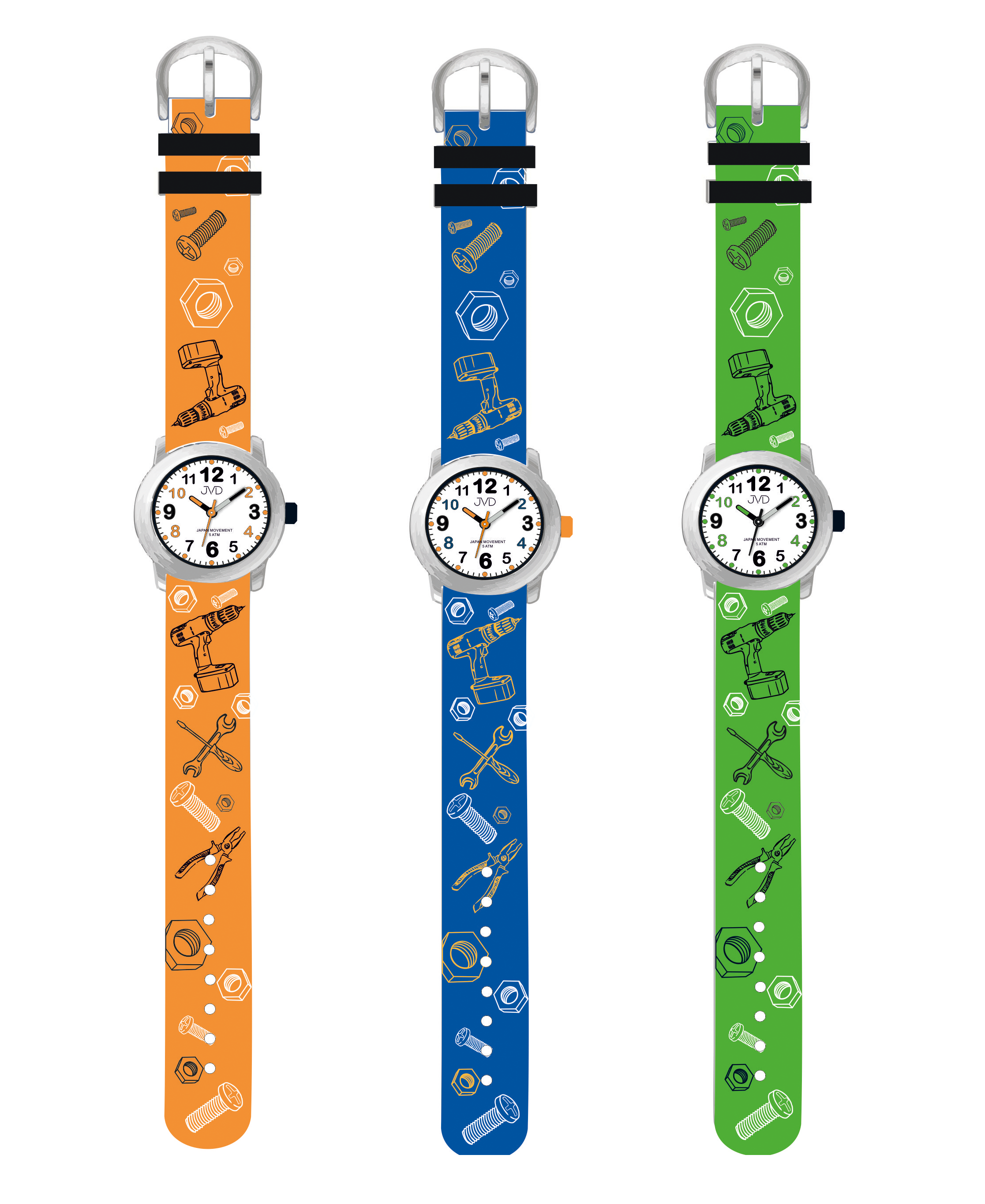 Dětské náramkové hodinky JVD J7175.1 pro dětské kutily