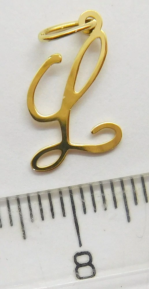 Klenoty Budín Dámský zlatý přívěsek písmenko "L" 585/0,27gr 42691