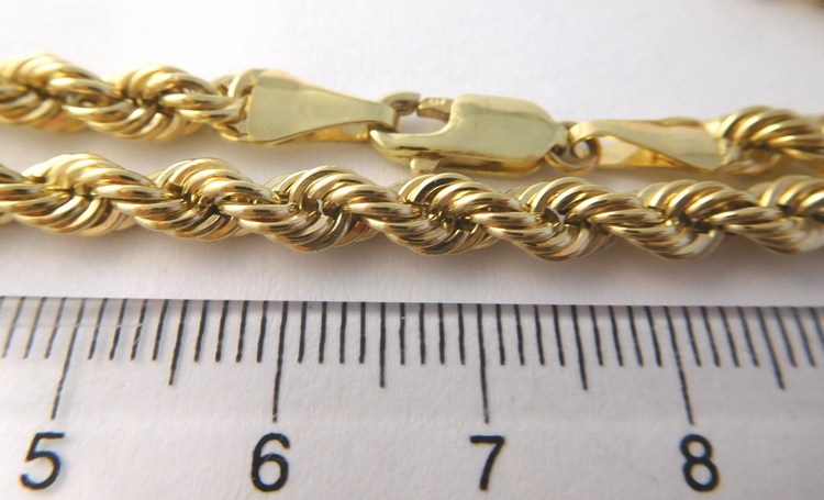 Klenoty Budín Dámský zlatý masivní náramek - valis šířka cca 4,5mm 585/3,63gr 21cm HK7117