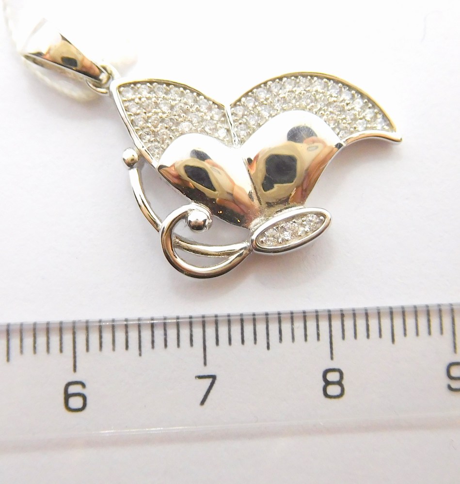 Klenoty Budín Dámský stříbrný přívěsek se zirkony 925/1000 SVLSP35243A1F2